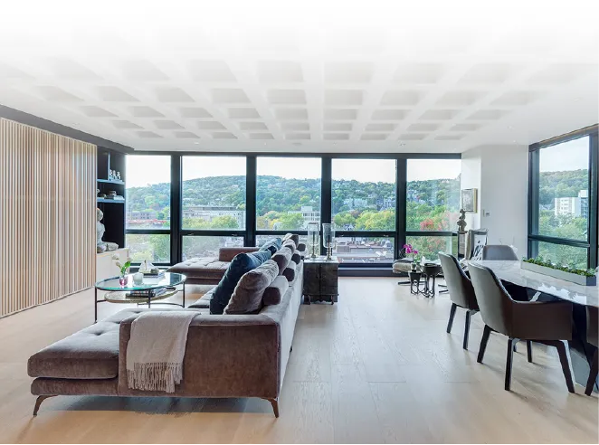 Living Room Renovation in Outremont by DMEX